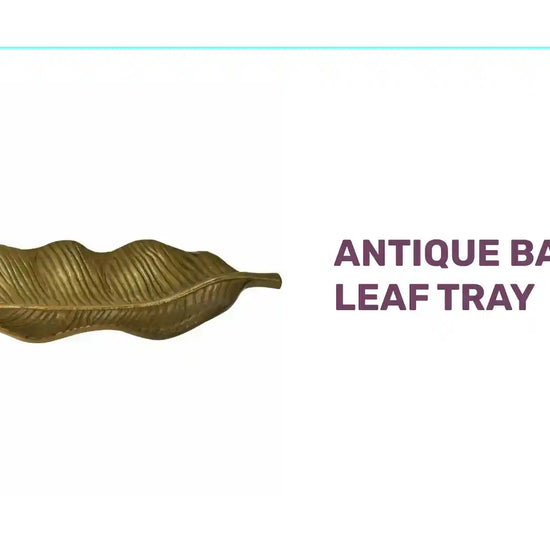 Antique Banana Leaf Tray by@Outfy