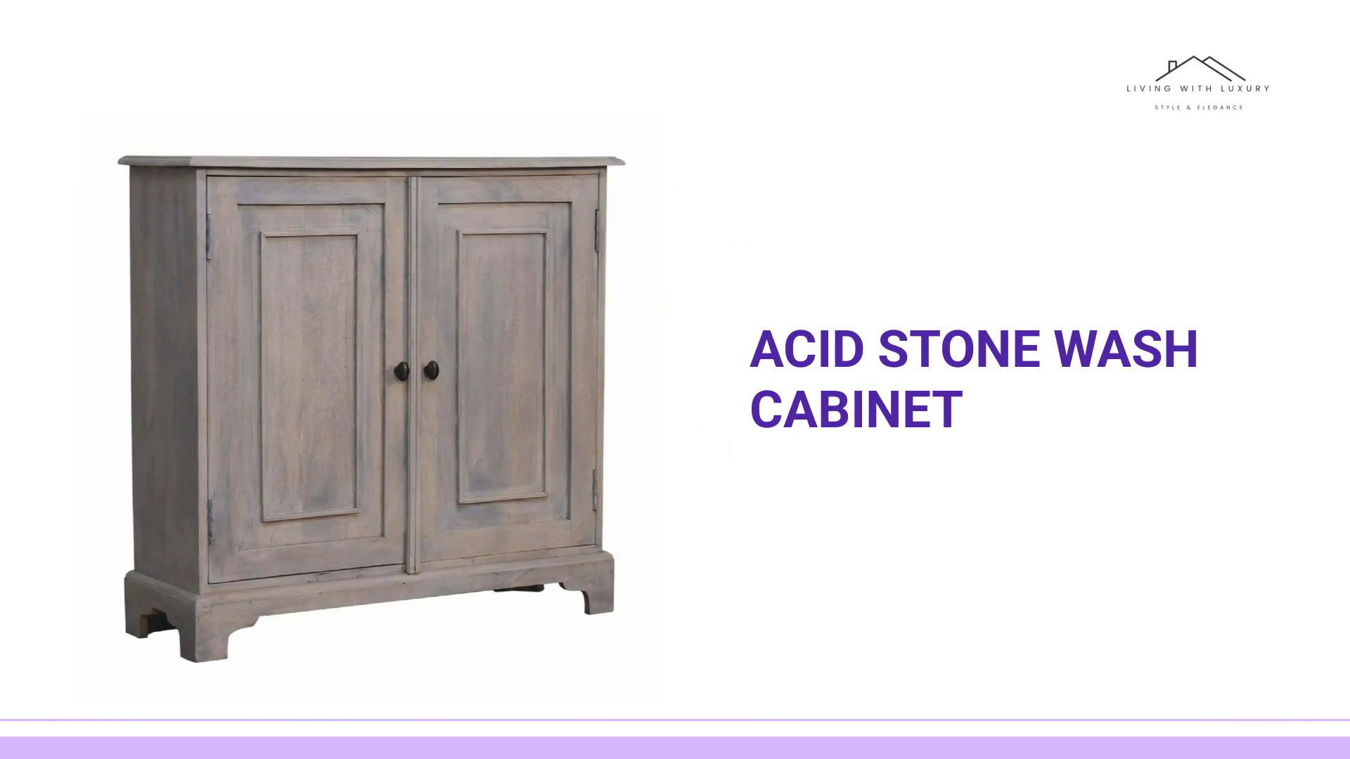 Acid Stone Wash Cabinet by@Outfy
