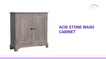 Acid Stone Wash Cabinet by@Outfy