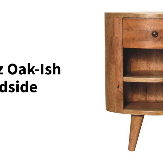 Cortez Oak-ish Bedside by@Outfy