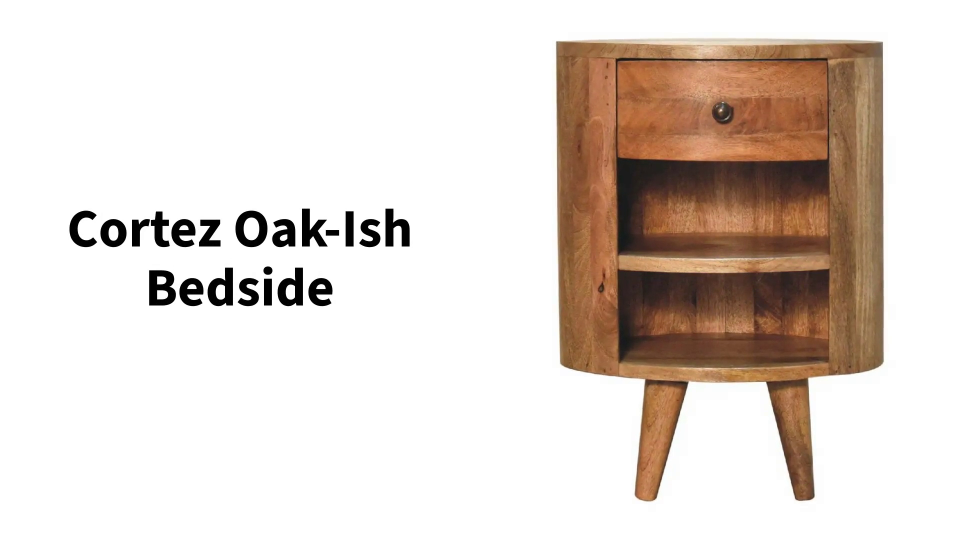 Cortez Oak-ish Bedside by@Outfy