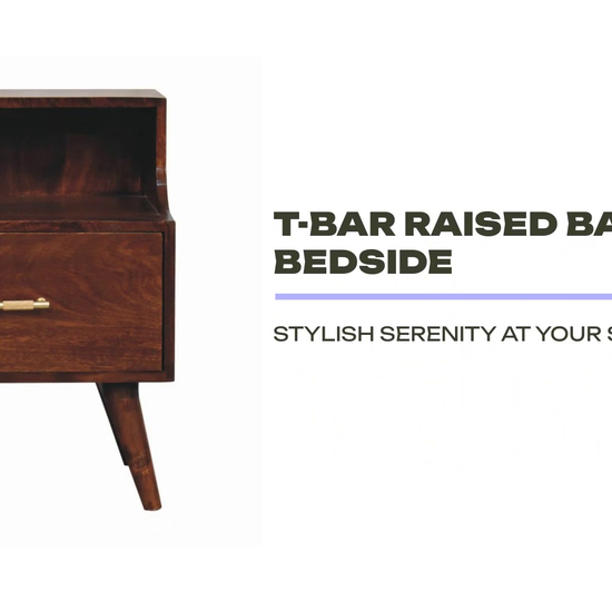 T-bar Raised Back Bedside by@Outfy