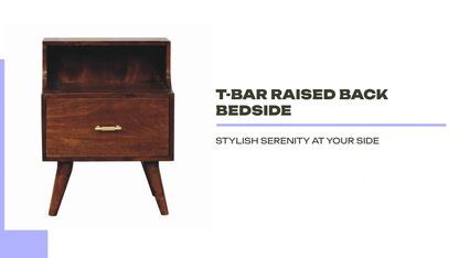 T-bar Raised Back Bedside by@Outfy