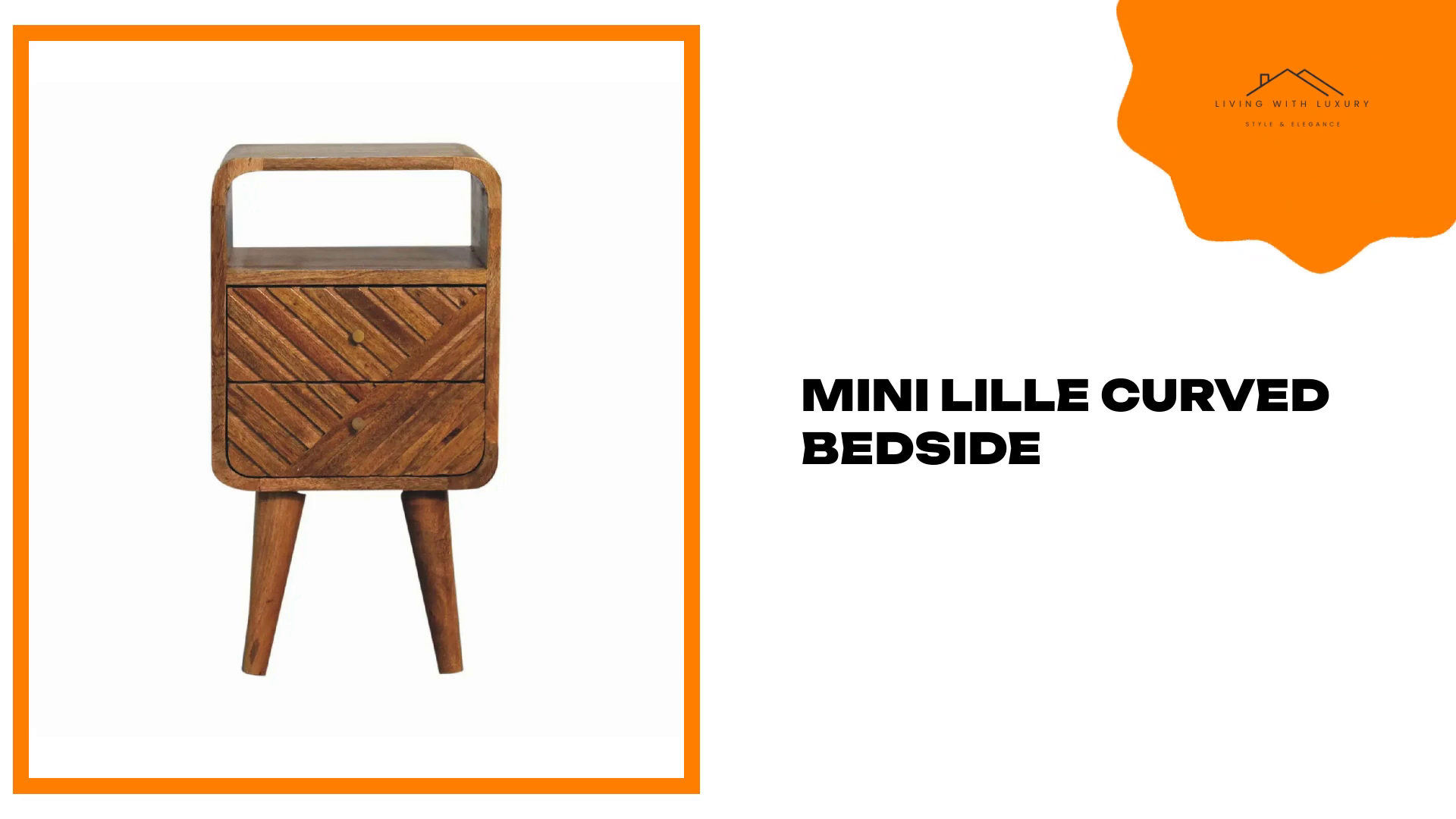 Mini Lille Curved Bedside by@Outfy