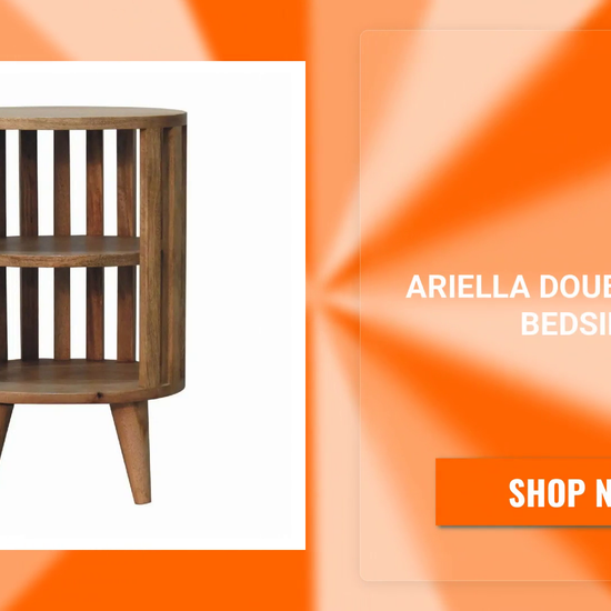 Ariella Double Shelf Bedside by@Outfy