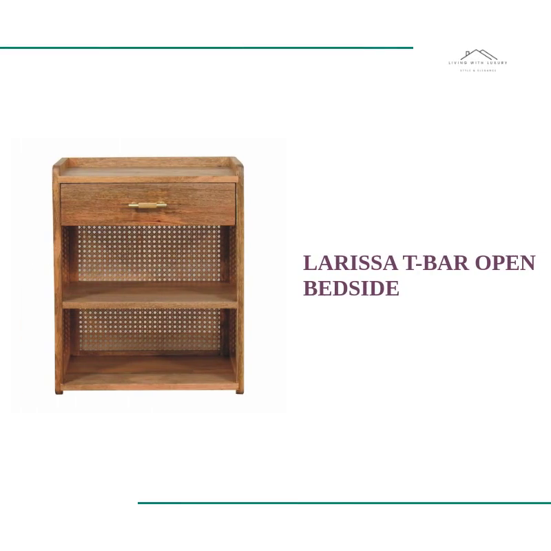 Larissa T-Bar Open Bedside by@Outfy