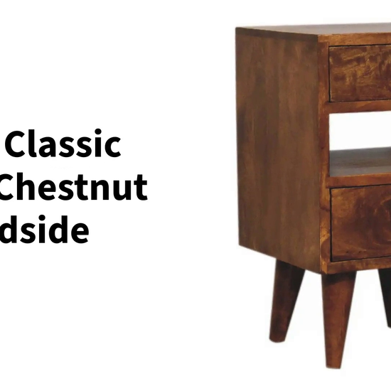 Mini Classic Multi Chestnut Bedside by@Outfy
