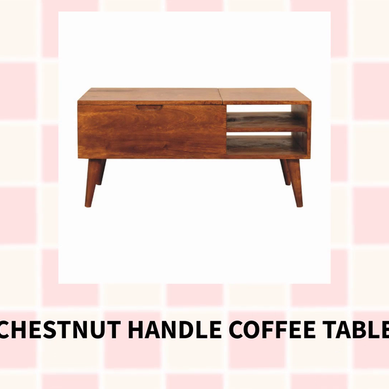 Chestnut Handle Coffee Table by@Outfy
