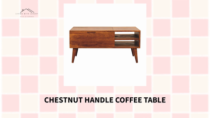 Chestnut Handle Coffee Table by@Outfy