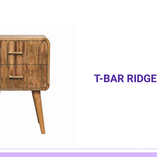 T-bar Ridged Bedside by@Outfy