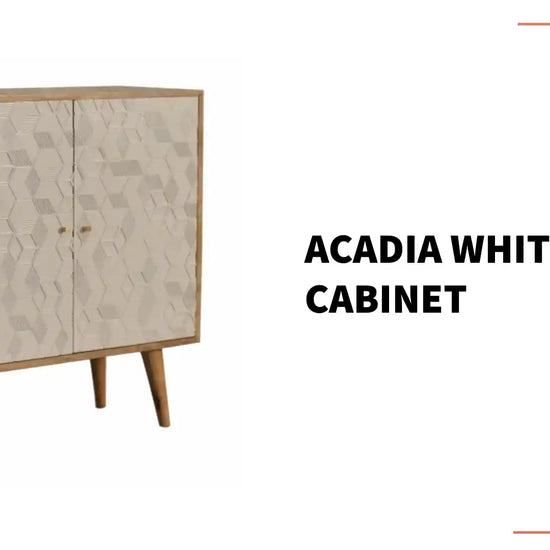 Acadia White Cabinet by@Outfy