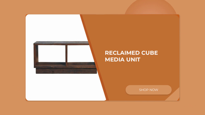 Reclaimed Cube Media Unit by@Outfy