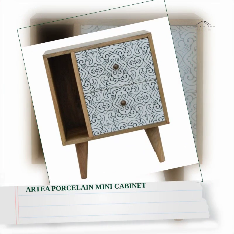 Artea Porcelain Mini Cabinet by@Outfy