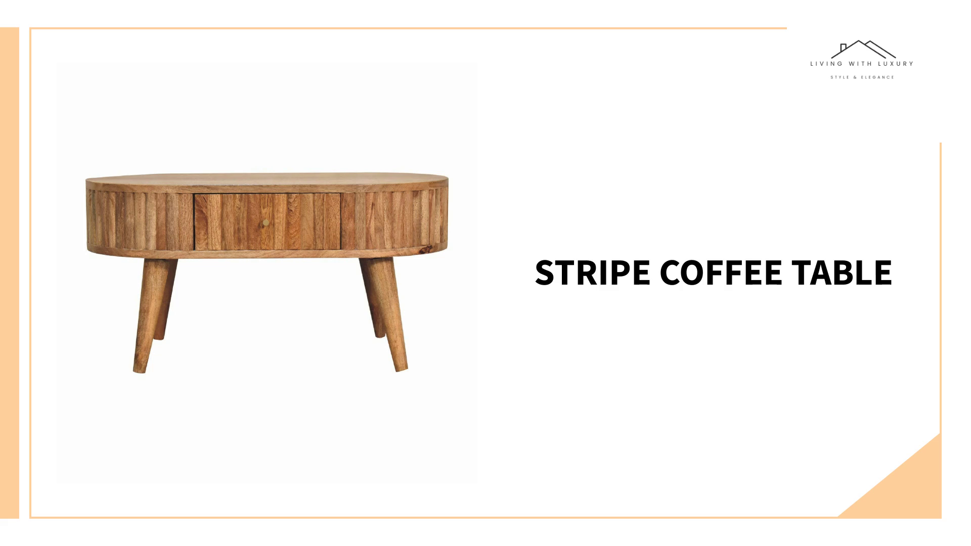Stripe Coffee Table by@Outfy