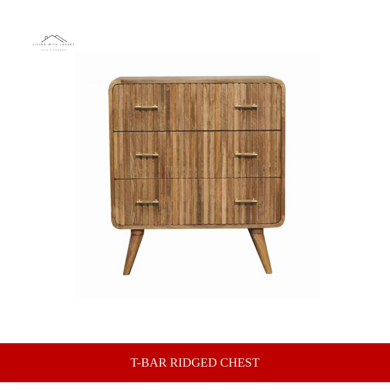 T-bar Ridged Chest by@Outfy