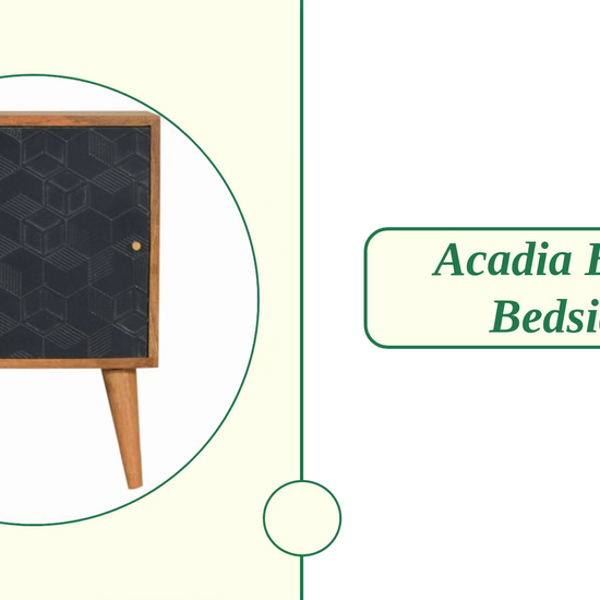 Acadia Black Bedside by@Outfy