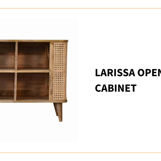 Larissa Open Double Cabinet by@Outfy