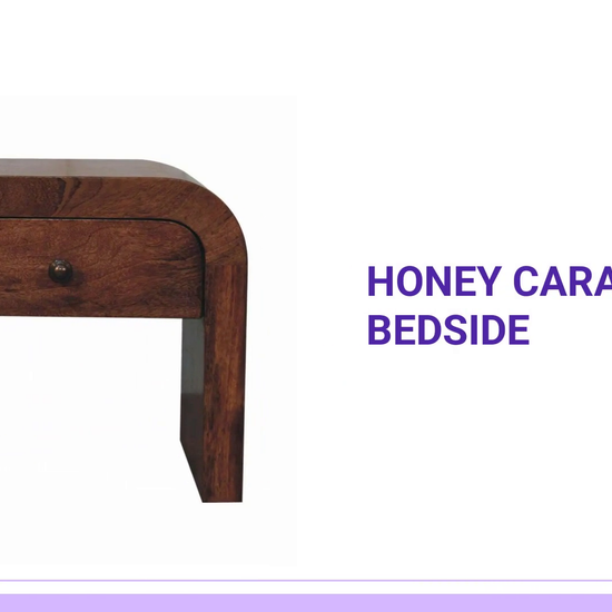 Honey Caramel Darcy Bedside by@Outfy