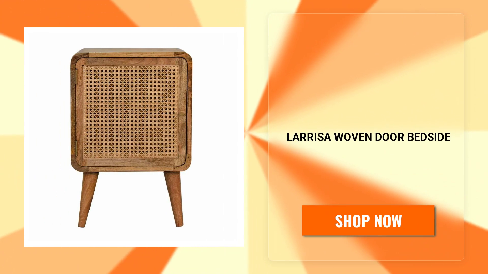 Larrisa Woven Door Bedside by@Outfy