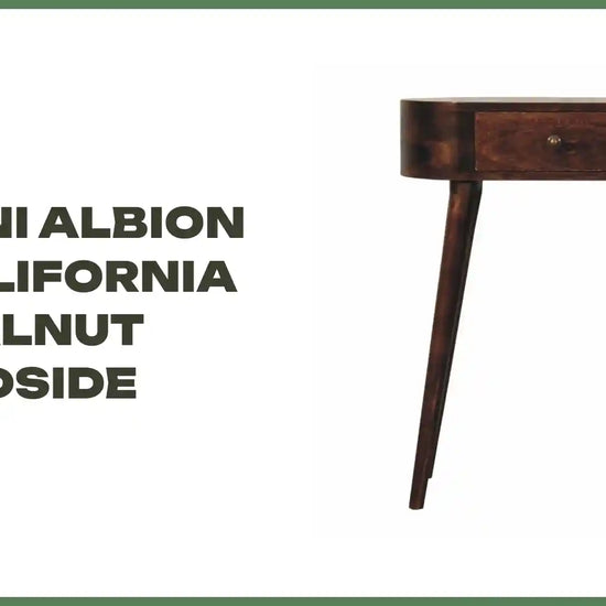Mini Albion California Walnut Bedside by@Outfy