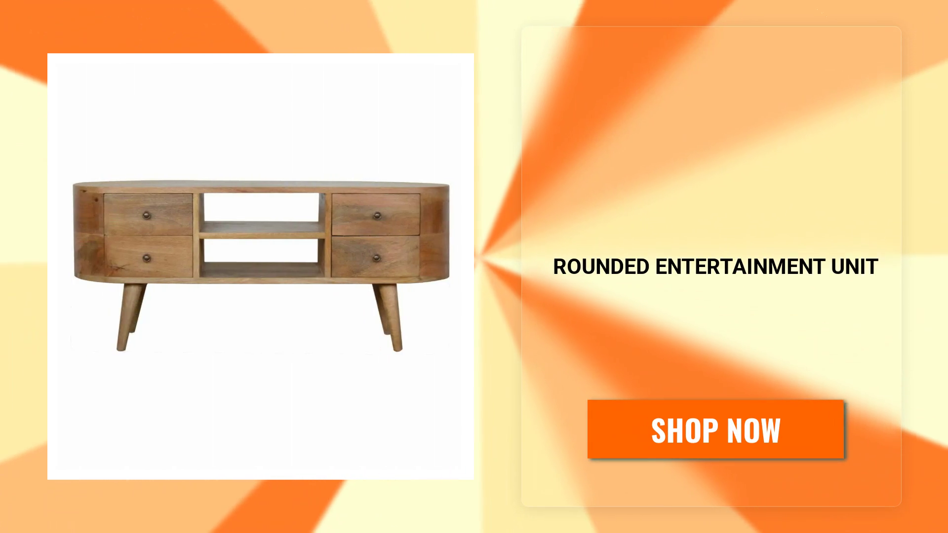 Rounded Entertainment Unit by@Outfy