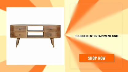 Rounded Entertainment Unit by@Outfy
