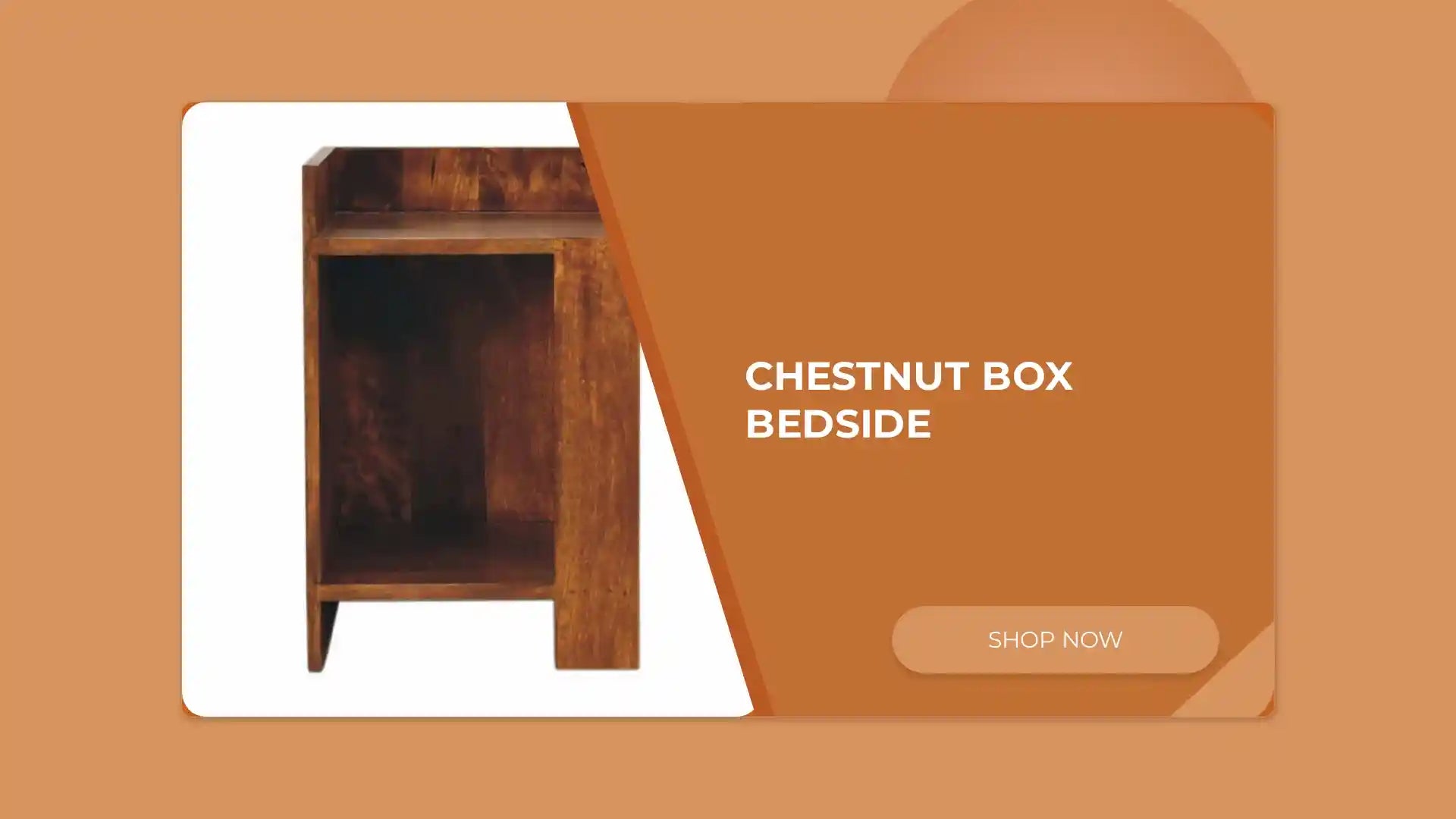 Chestnut Box Bedside by@Outfy