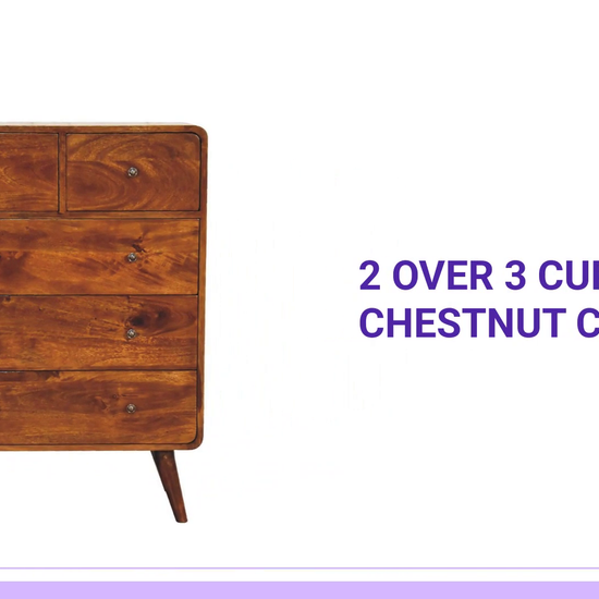 2 over 3 Curved Chestnut Chest by@Outfy