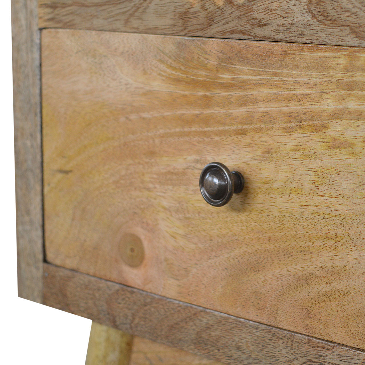Nordic Style Bedside with 2 Drawers - Living with Luxury