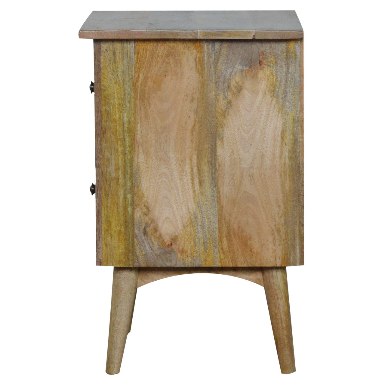 Nordic Style Bedside with 2 Drawers - Living with Luxury