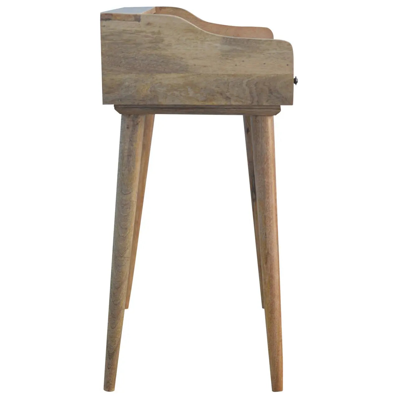 Gallery Back Shell Writing Desk in Modern Home Office Setup