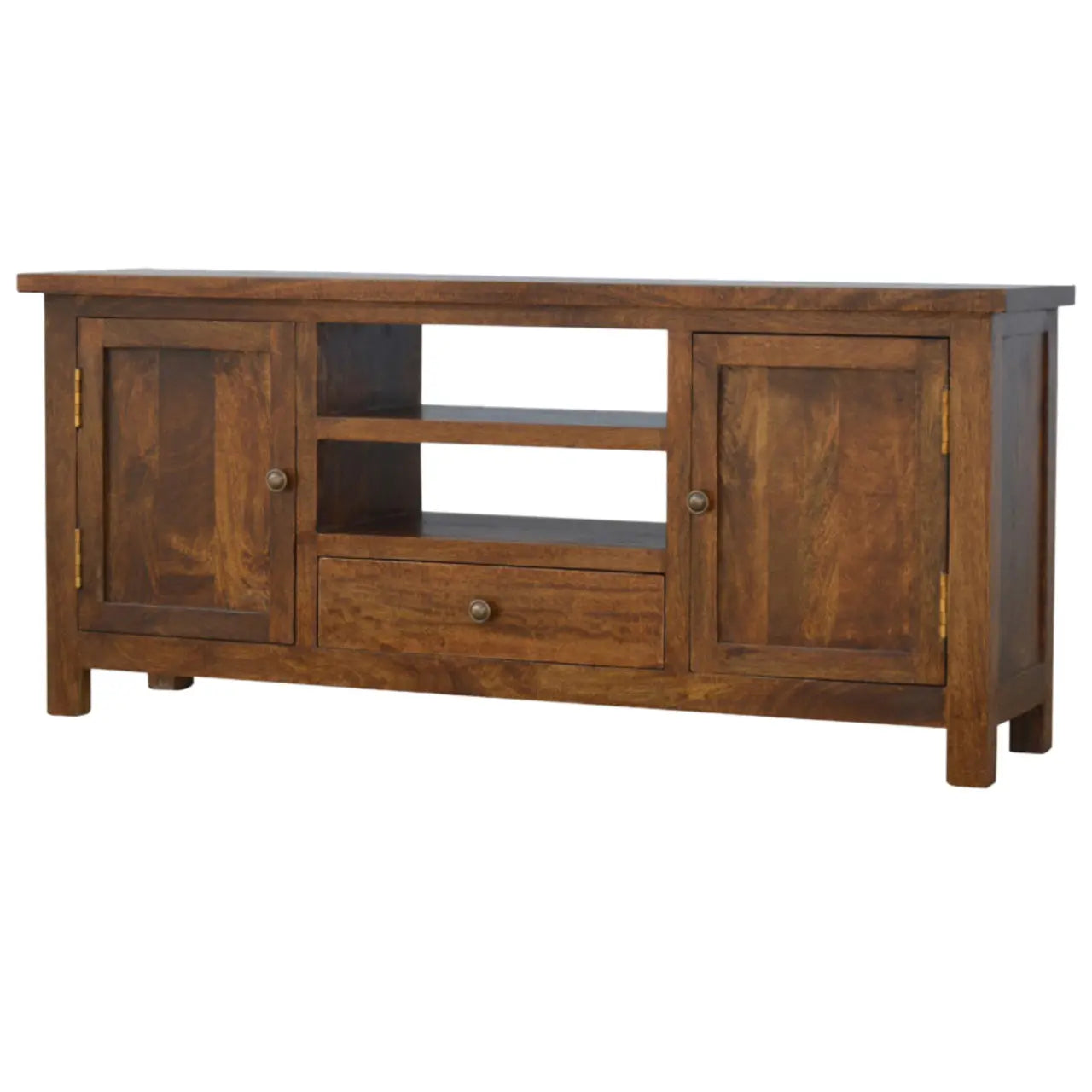 Solid Wood Media Unit Living with Luxury