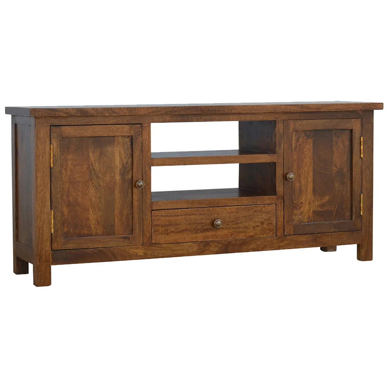 Solid Wood Media Unit Living with Luxury