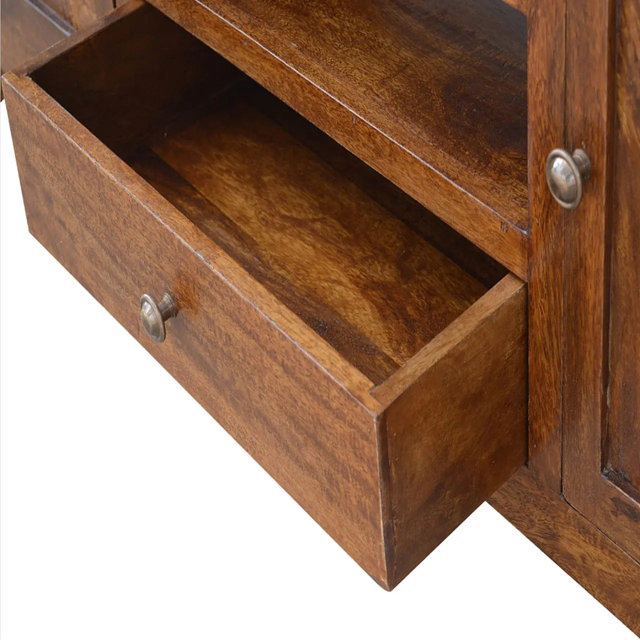 Solid Wood Media Unit Living with Luxury