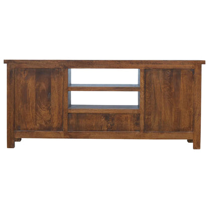 Solid Wood Media Unit Living with Luxury