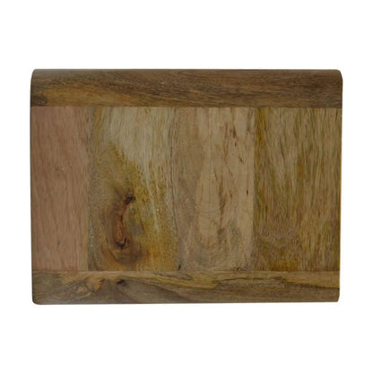 Oak-ish 2 Drawer Floating Bedside - Living with Luxury
