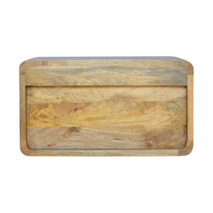 Oak-ish 2 Drawer Floating Bedside - Living with Luxury