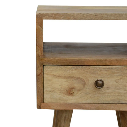 Mini Oak-ish Bedside - Living with Luxury