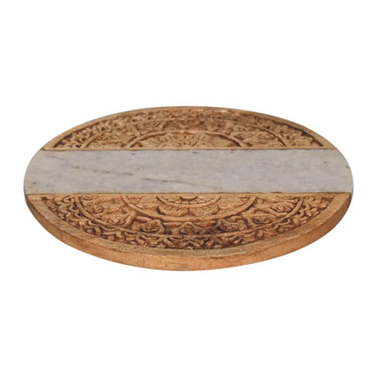 Round Marble Chopping Board - Living with Luxury